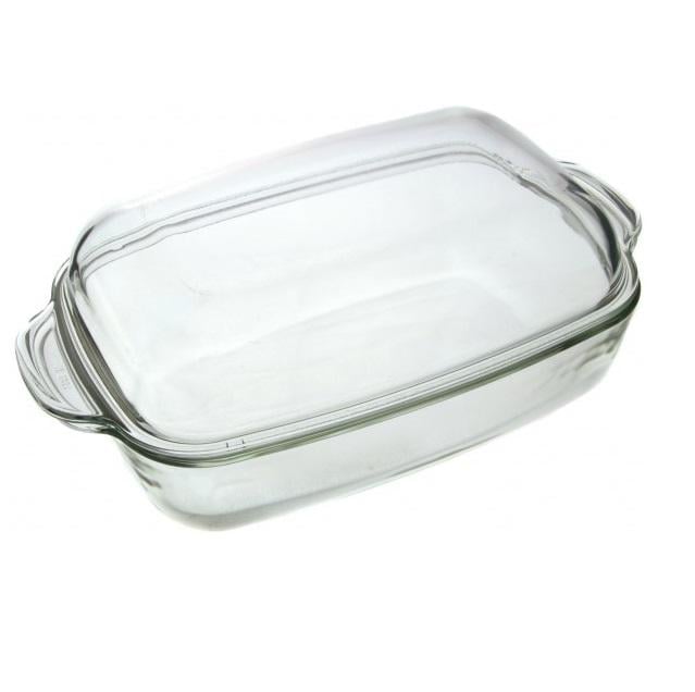 Гусятниця скляна Simax Color 7356-7366 SIM 3,2 л прямокутна з кришкою 36,5х20,8х13,5 см (1200241080)