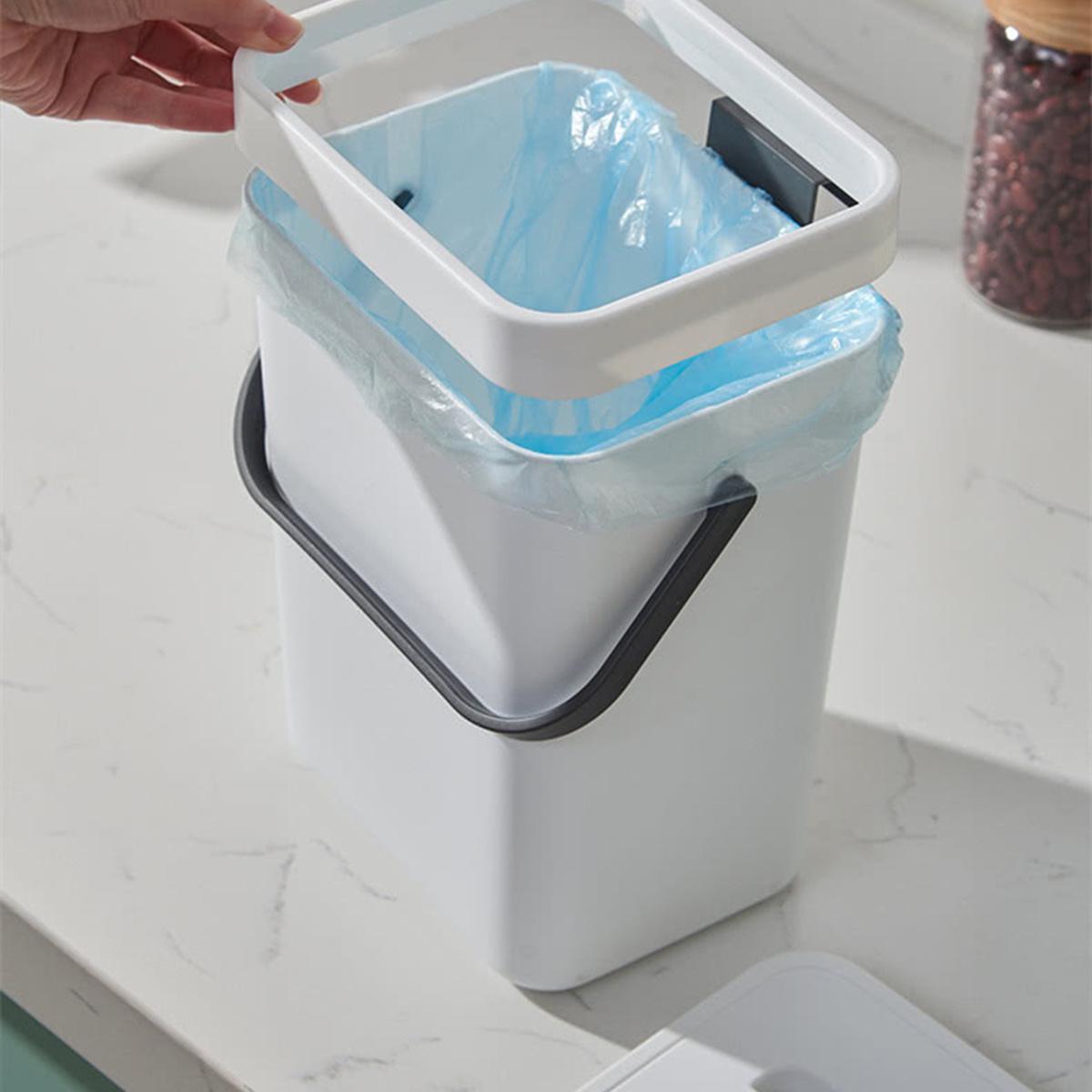 Ведро для мусора MVM BIN-11 5L WHITE/ANTHRACITE с крышкой 5 л Белый (211565) - фото 8 Ведро для мусора MVM BIN-11 5L WHITE/ANTHRACITE с крышкой 5 л Белый (211565) - фото 8