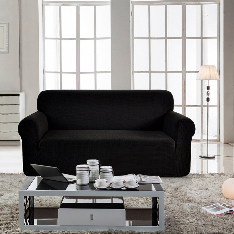 Чехол  на трехместный диван  Homytex водоотталкивающий Черный (HT-384813)