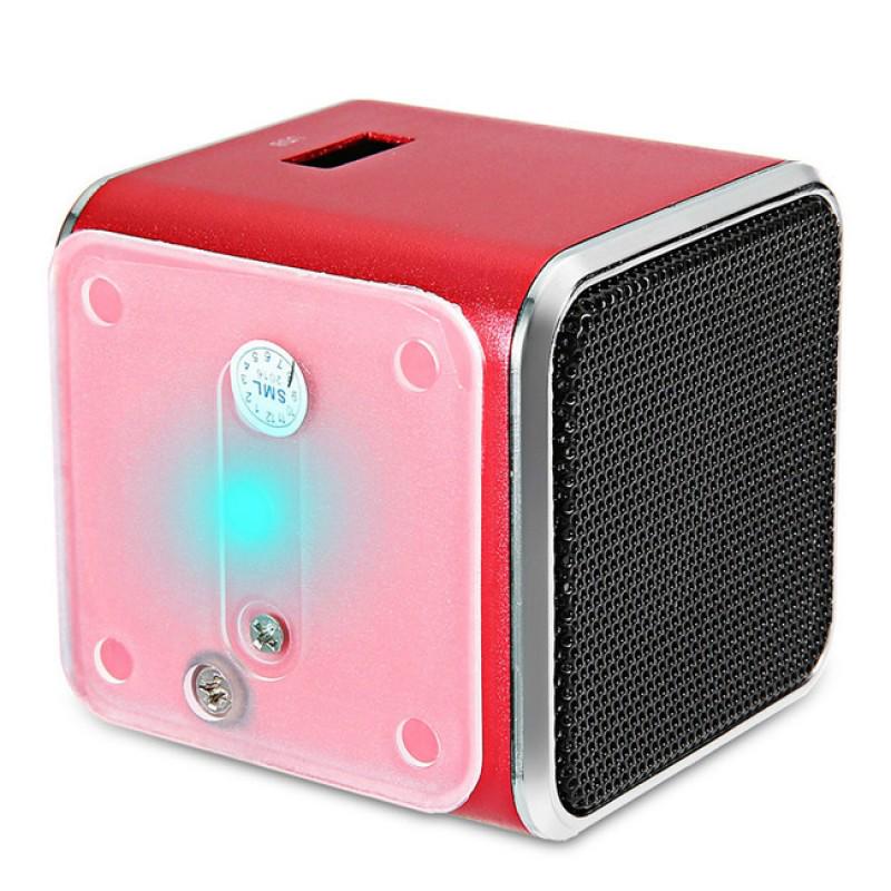 Портативная колонка Lemberger TD-V26 Bluetooth/FM/micro-SD/TF/USB/RGB Красный (3309747) - фото 4