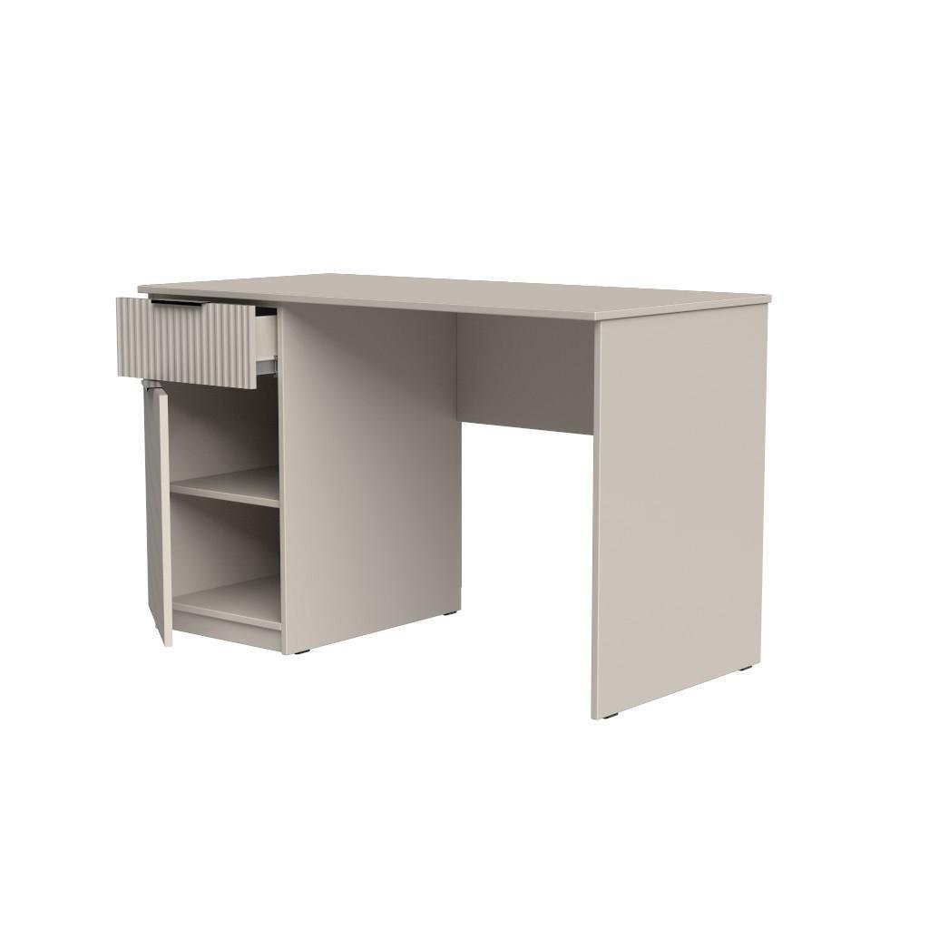 Стол письменный СП3 1Я1Д SENAM 750х1100х500 мм корпус ДСП Кашемир фасад МДФ краска NCS S 2002-Y50R Шелк мат фрезеровка Плаше Грос - фото 4 Стол письменный СП3 1Я1Д SENAM 750х1100х500 мм корпус ДСП Кашемир фасад МДФ краска NCS S 2002-Y50R Шелк мат фрезеровка Плаше Грос - фото 4