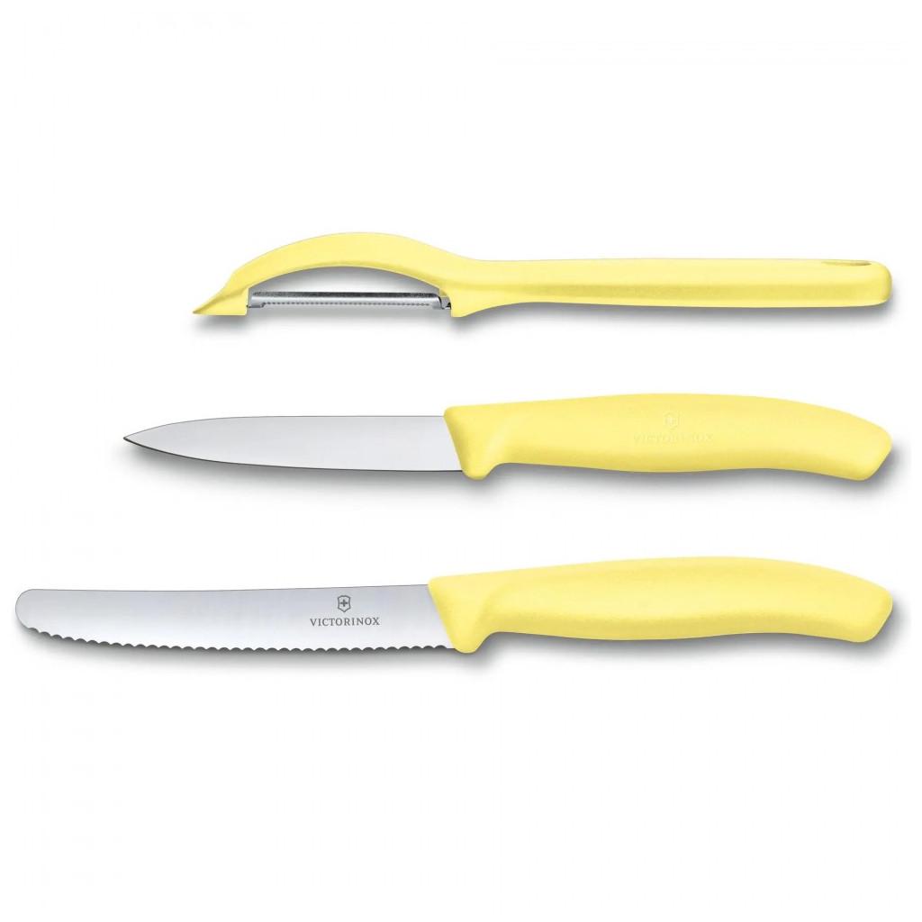 Набір ножів Victorinox SwissClassic Paring Set Universal 3 шт. Yellow (6.7116.31L82) - фото 2