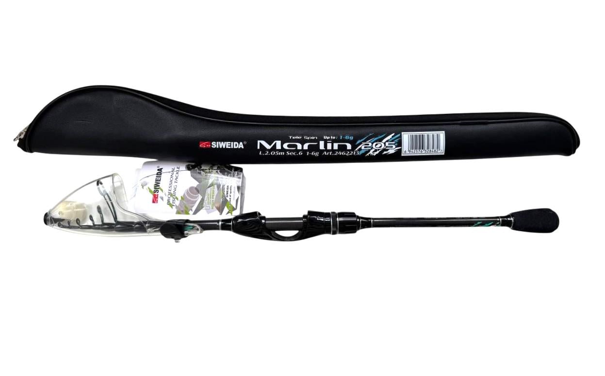 Спінінг-телескоп Siweida Marlin Ultra-Light 1-6 г 2,05 м (20664765114)