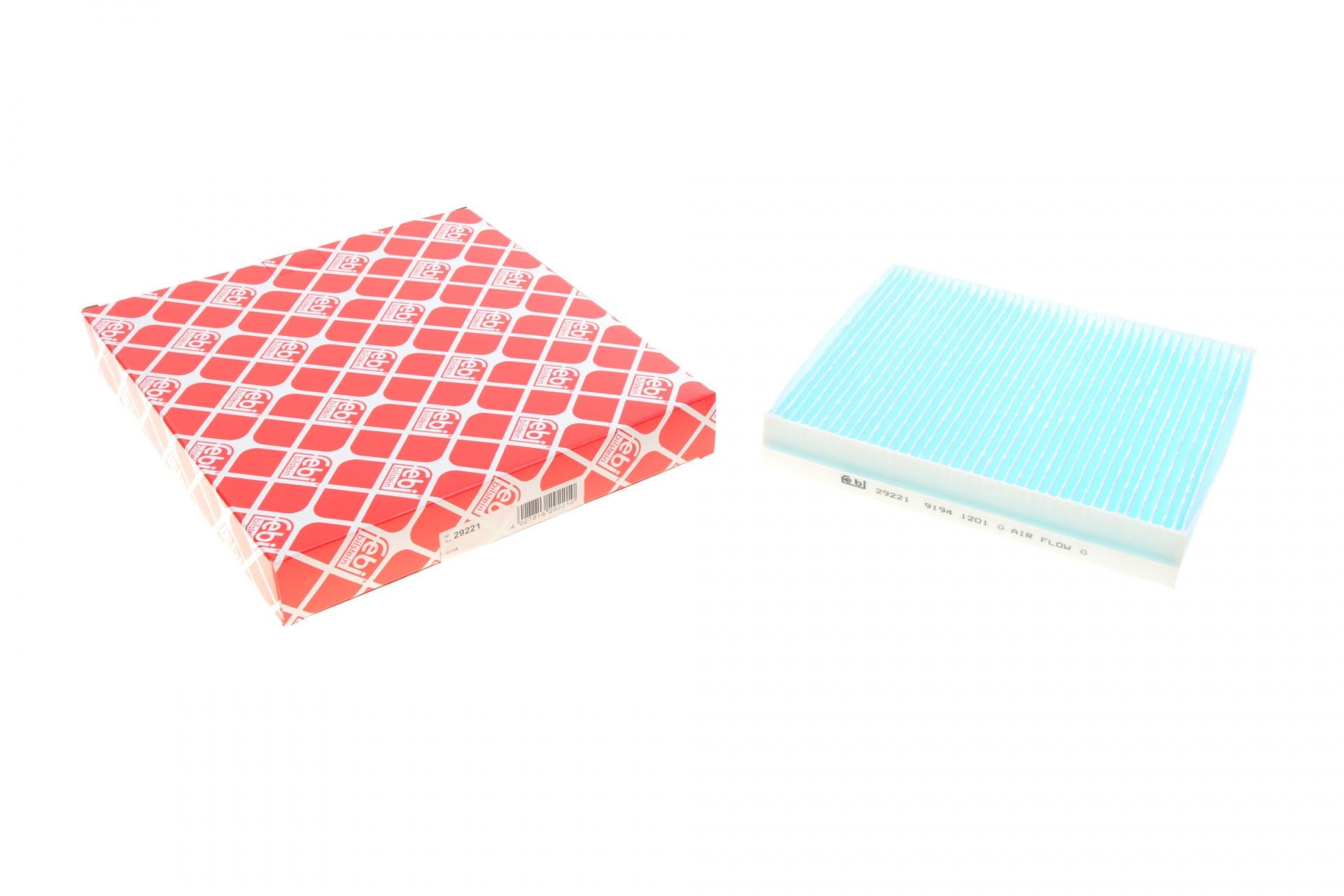 Фільтр салону FEBI BILSTEIN для Fiat Doblo 10-/Citroen Nemo 08- (29221)