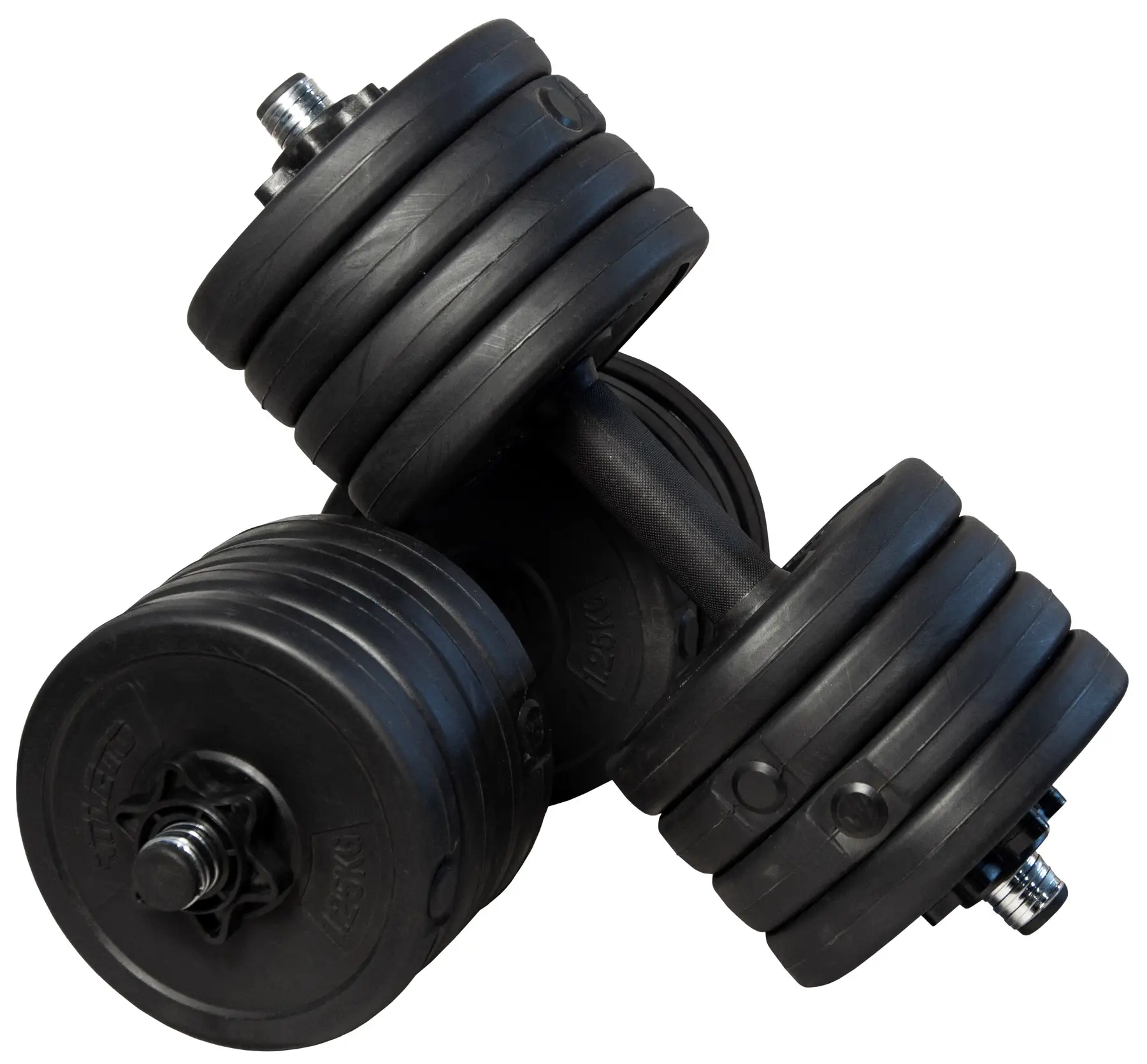 Гантели сборные Atleto 11723 по 10 кг 2 шт. (20221900)