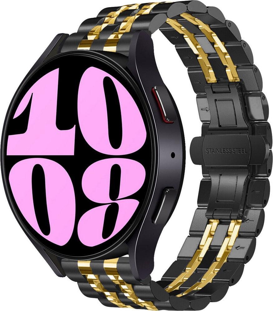Браслет металлический Spinye Line для Galaxy Watch 6 44 мм Black Gold (37597-02)