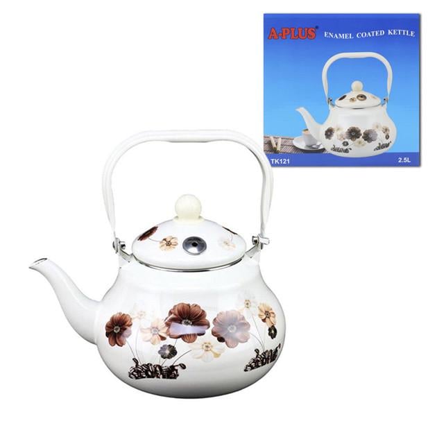 Чайник эмалированный A-Plus 2,5 л - фото 2 Чайник эмалированный A-Plus 2,5 л - фото 2