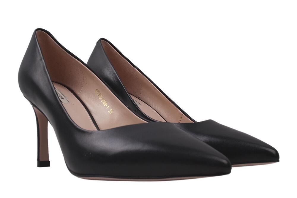 Туфли Anemone на шпильке женские из кожи р. 40 Черный (94-20DT)