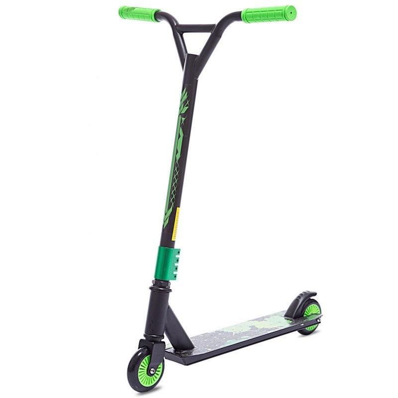 Самокат трюковий Scooter 300-B Зелений (300-B-1)