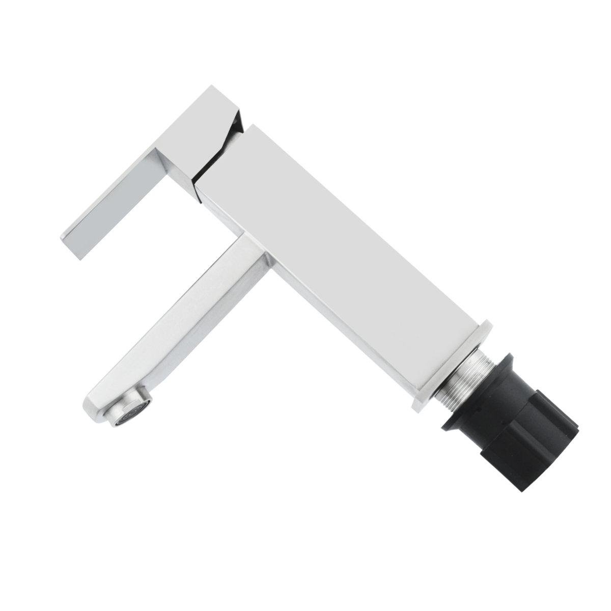 Смеситель для умывальника Venta VC102MS однорычажный в ванну нержавеющая сталь врезной - фото 2 Смеситель для умывальника Venta VC102MS однорычажный в ванну нержавеющая сталь врезной - фото 2