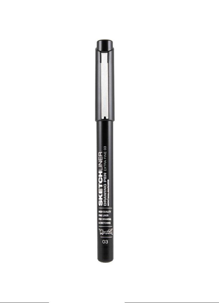 Маркер для эскизов Montana Sketch Liner 03 мм (337338) Маркер для эскизов Montana Sketch Liner 03 мм (337338)