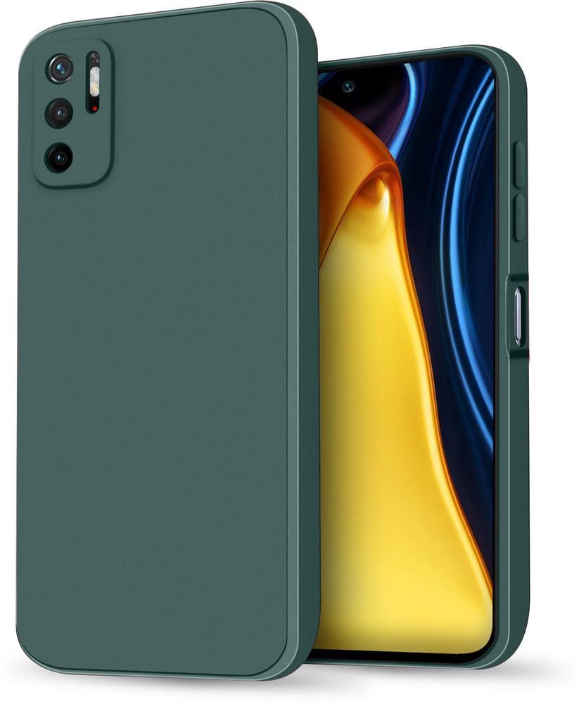 Силиконовый чехол HardCorner Xiaomi Redmi Note 10 5G (с микрофиброй) Green (34853-08)
