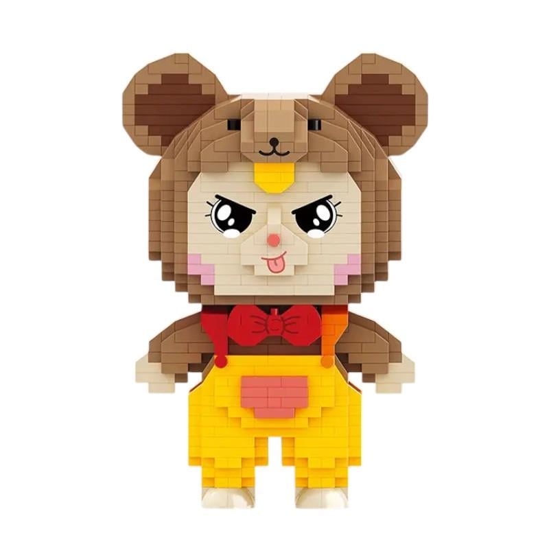 Конструктор-пазл детский 3D Мишка развивающий 13,7 см (1000-ZB-1591)