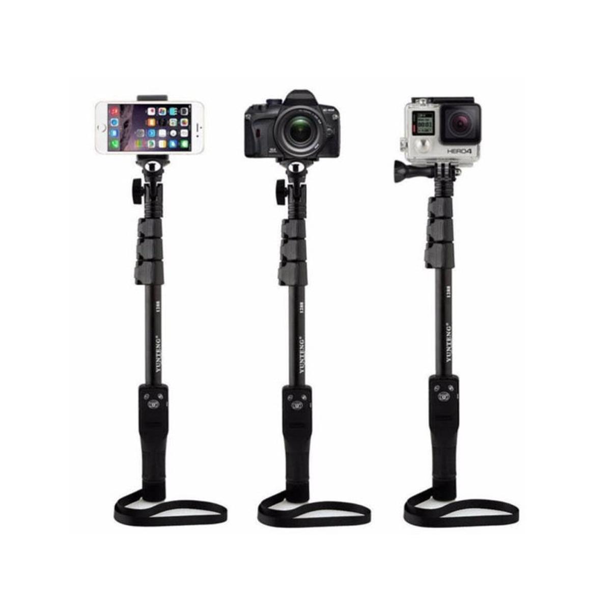 Монопод-штатив Yunteng YT-1288 Pro телескопический со съемной кнопкой 125 см Black (YT 1288) - фото 9 Монопод-штатив Yunteng YT-1288 Pro телескопический со съемной кнопкой 125 см Black (YT 1288) - фото 9