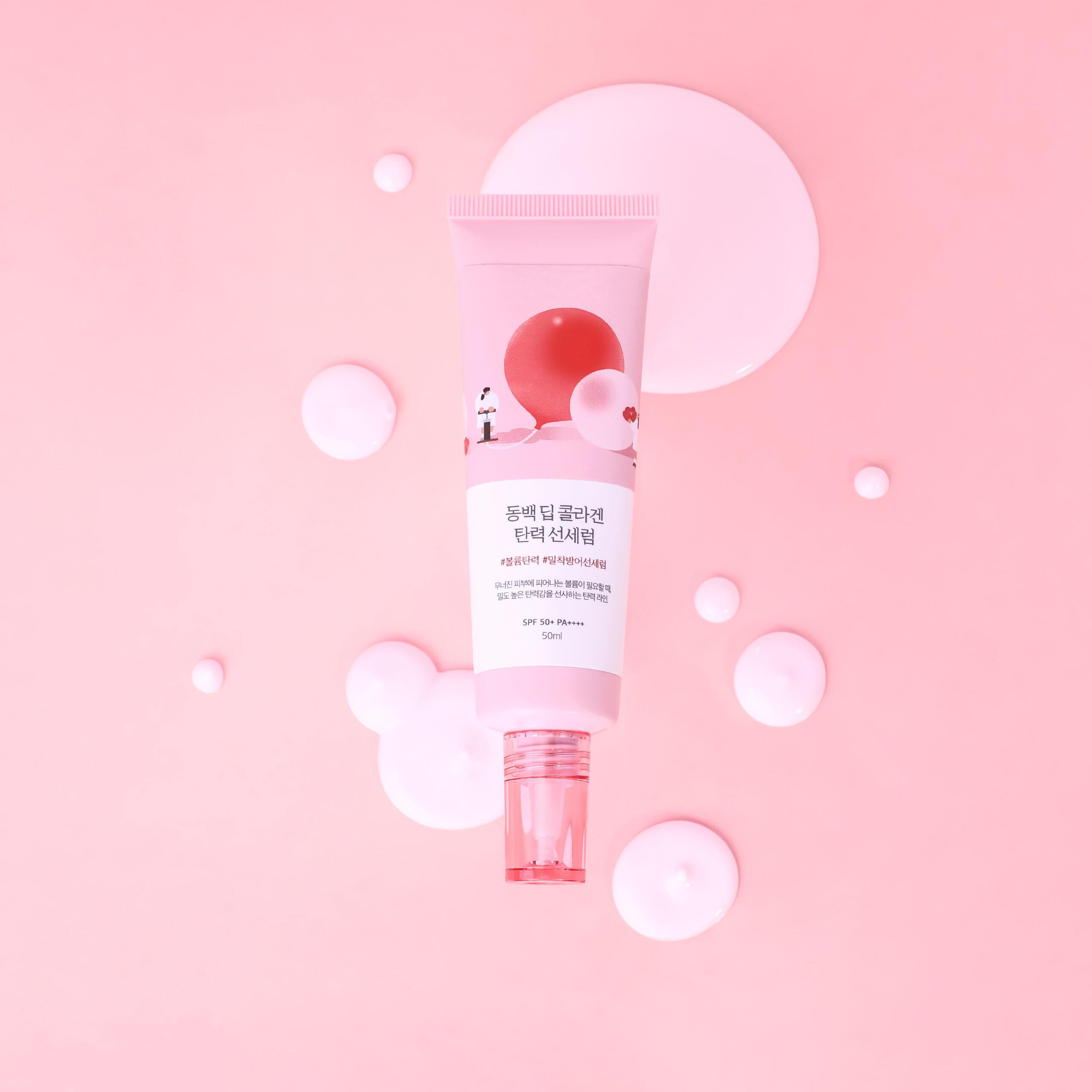 Сироватка із колагеном сонцезахисна ROUND LAB Camellia Deep Collagen Firming Sun Serum 50 мл - фото 2 Сироватка із колагеном сонцезахисна ROUND LAB Camellia Deep Collagen Firming Sun Serum 50 мл - фото 2