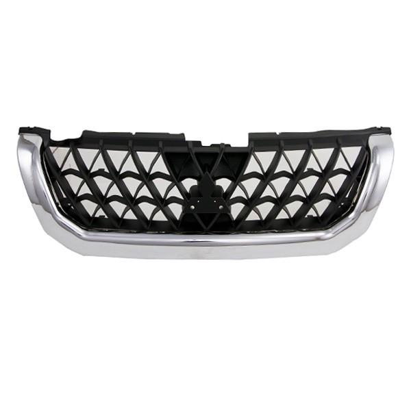 Решетка радиатора AVTM Mitsubishi Pajero Sport 2000-2004 без эмблемы Хром/Черный (183733993)