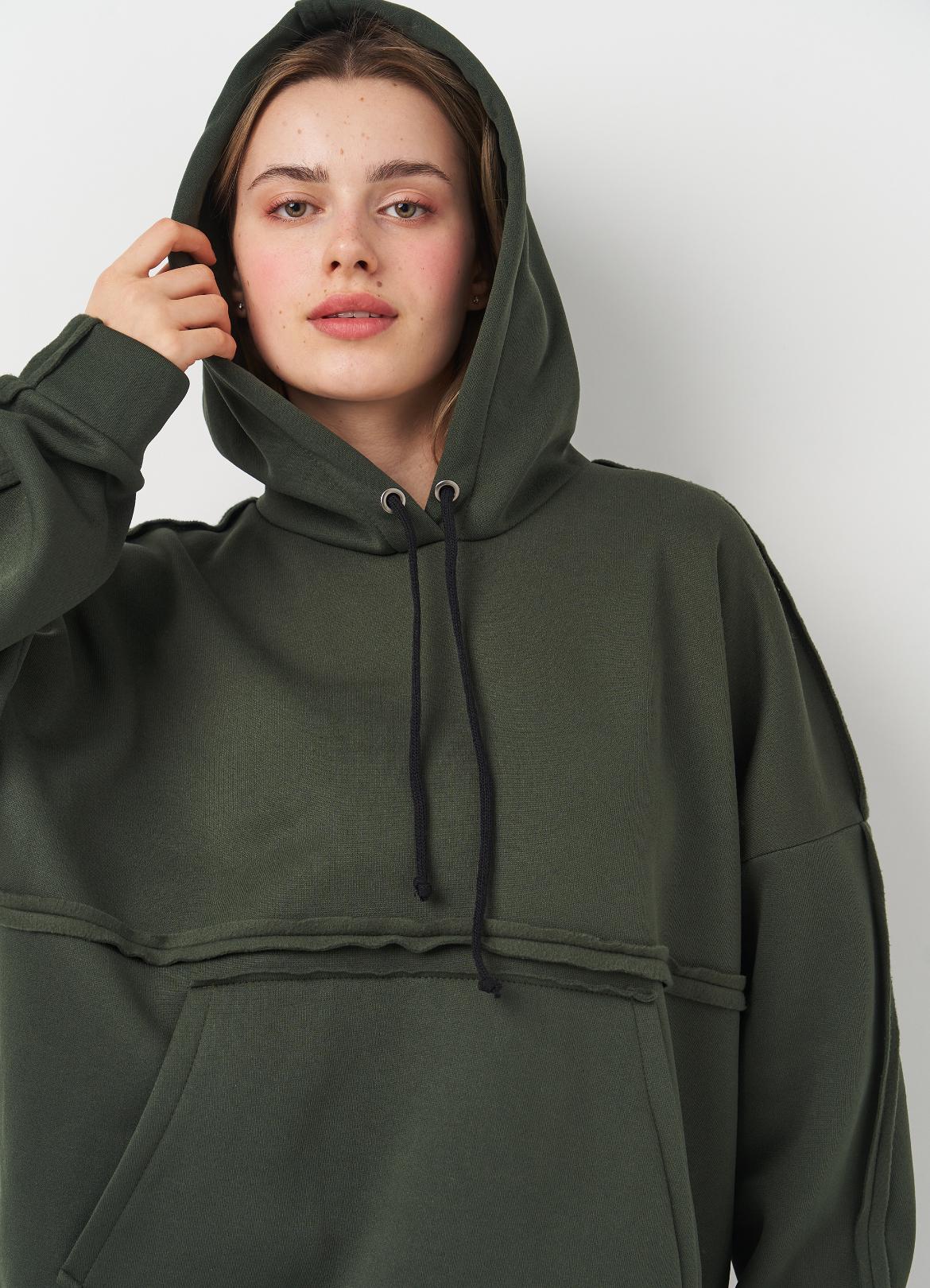 Спортивный костюм утепленный Вилена женский р. 58 Хаки (2288073096) - фото 3