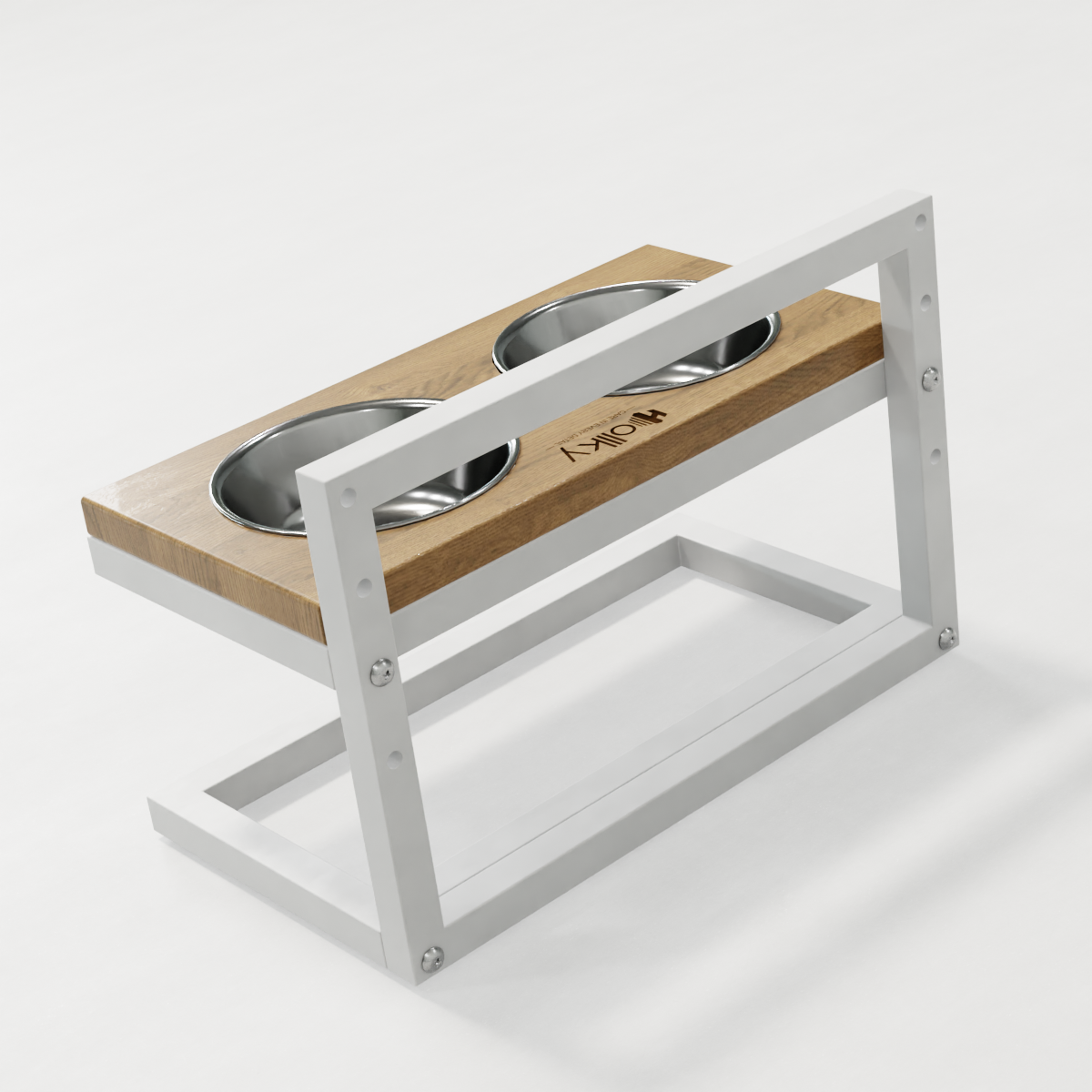 Миски на подставке с регулировкой высоты Hollky Flex S FS (422523-WHNT) - фото 6 Миски на подставке с регулировкой высоты Hollky Flex S FS (422523-WHNT) - фото 6