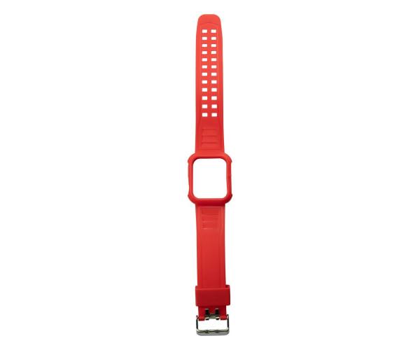 Ремешок Silicone Shine для Apple Watch и Protect Case 40/41 мм Red