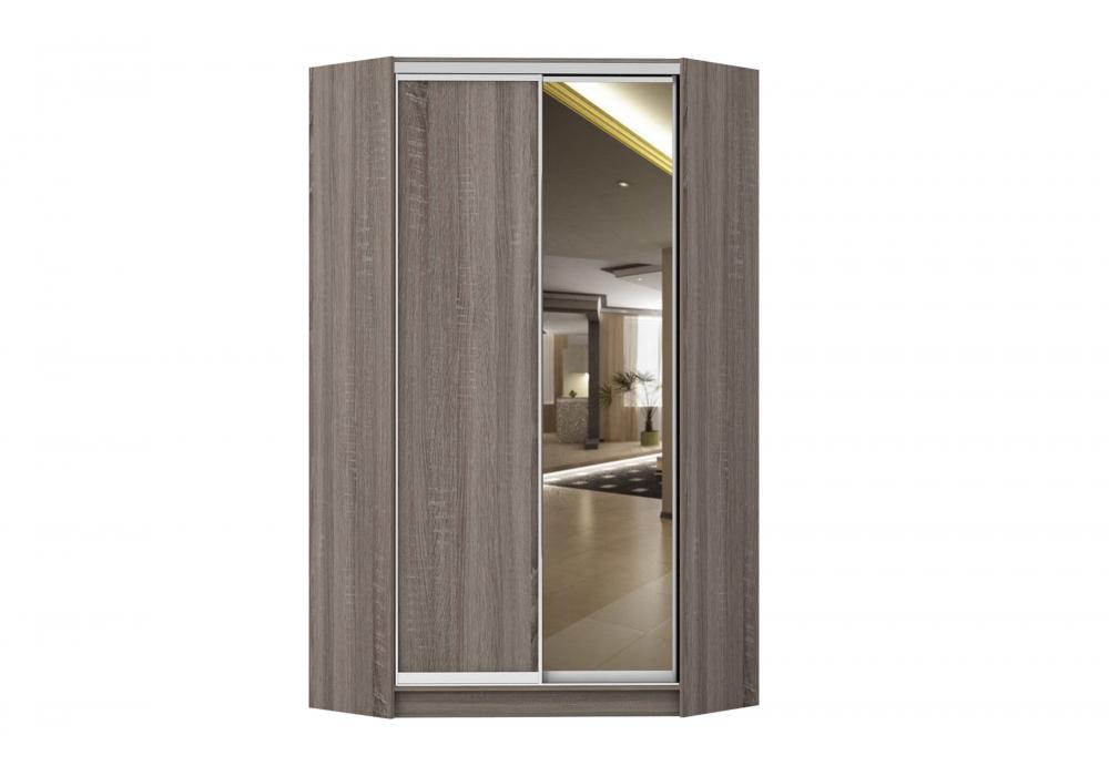 Шкаф-купе угловой Luхe ДСП/Зеркало 1200х2100х450 Дуб трюффель (63685) Шкаф-купе угловой Luхe ДСП/Зеркало 1200х2100х450 Дуб трюффель (63685)