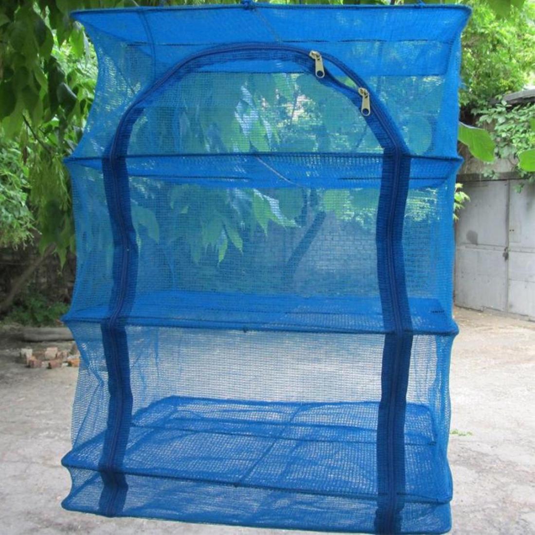 Сетка для сушки рыбы/грибов/оводов и фруктов 50х50х75 см (626) - фото 4 Сетка для сушки рыбы/грибов/оводов и фруктов 50х50х75 см (626) - фото 4