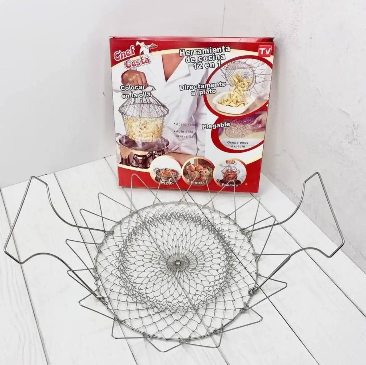Дуршлаг складной Chef Basket для приготовления фритюра (5514)