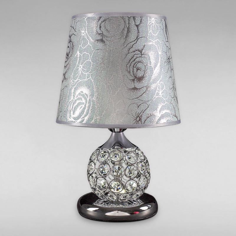 Настольная лампа с абажуром Light House SG-18209/1T 310х200 мм Хром