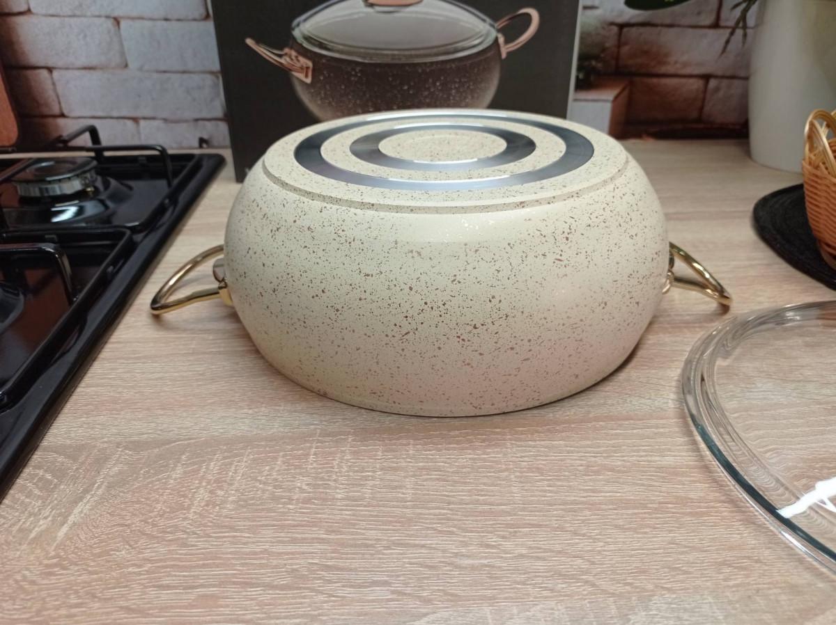 Каструля OMS Collection 3141 28 см 6,6 л Ivory (21339630) - фото 5 Каструля OMS Collection 3141 28 см 6,6 л Ivory (21339630) - фото 5