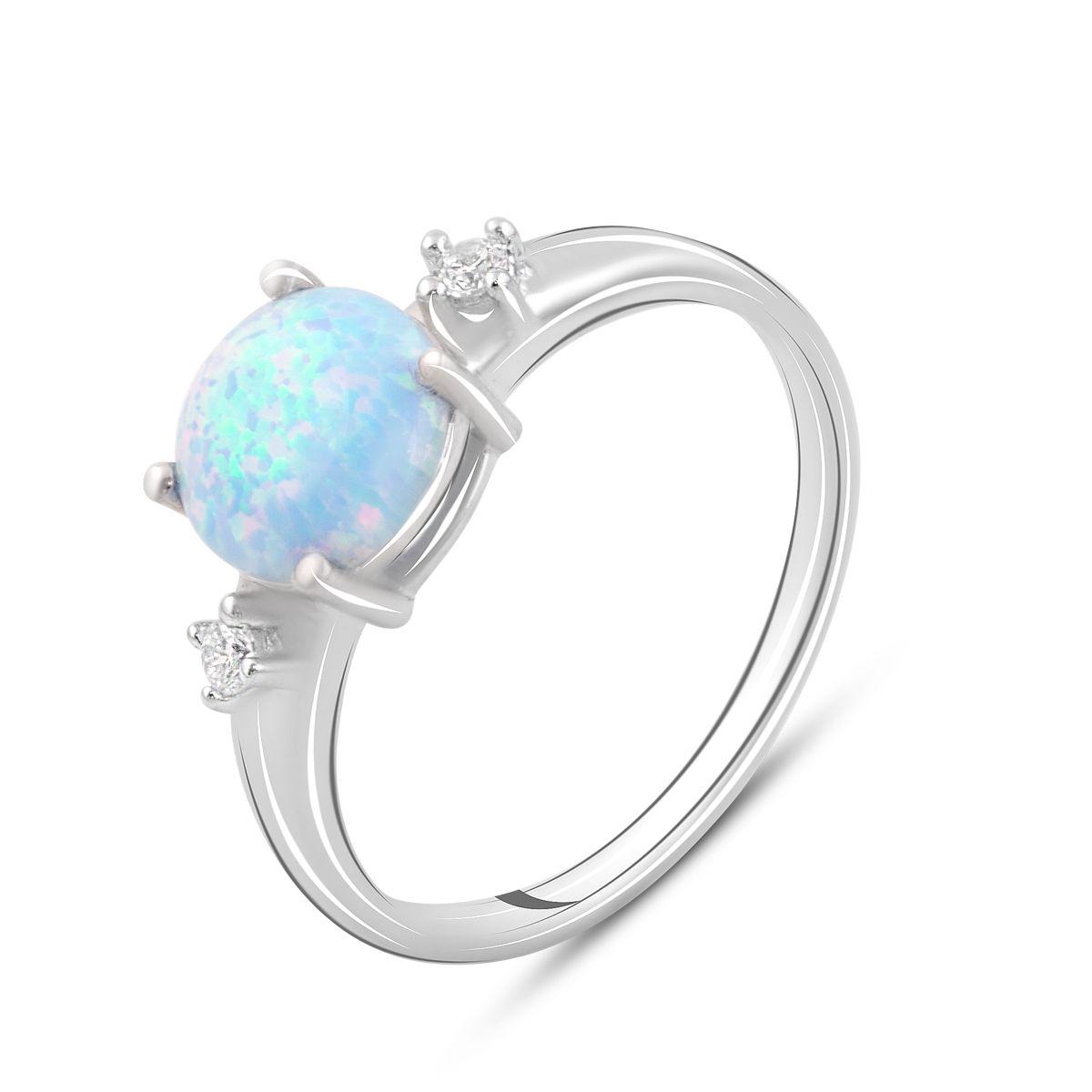 Кольцо серебряное с опалом 0,912 ct 2,49 г р. 17,5 (2097853) Кольцо серебряное с опалом 0,912 ct 2,49 г р. 17,5 (2097853)