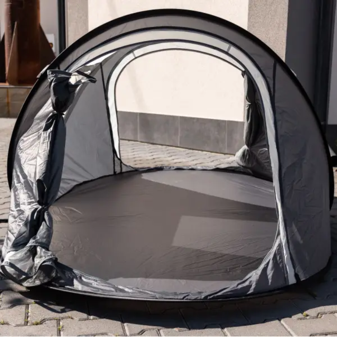 Намет Pop-Up двомісний з автоматичним каркасом 245х145х100 см Сірий - фото 3 Намет Pop-Up двомісний з автоматичним каркасом 245х145х100 см Сірий - фото 3