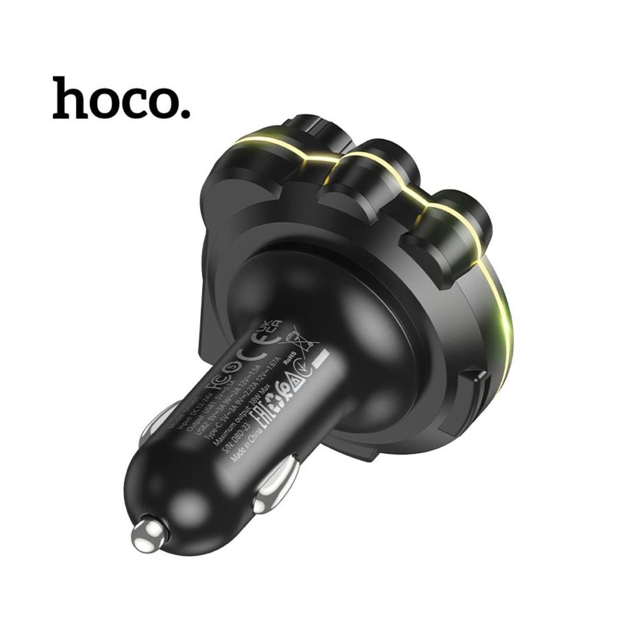 ФМ-модулятор для авто Hoco DFM01 Legend Bluetooth з 2 USB портами (29520393) - фото 6 ФМ-модулятор для авто Hoco DFM01 Legend Bluetooth з 2 USB портами (29520393) - фото 6