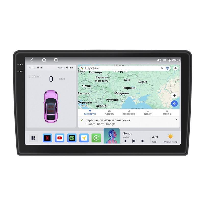 Автомагнитола штатная Lesko для Volkswagen Caravelle T5 рестайлинг 2009-2015 10" 4/64 QLED CarPlay 4G Wi-Fi