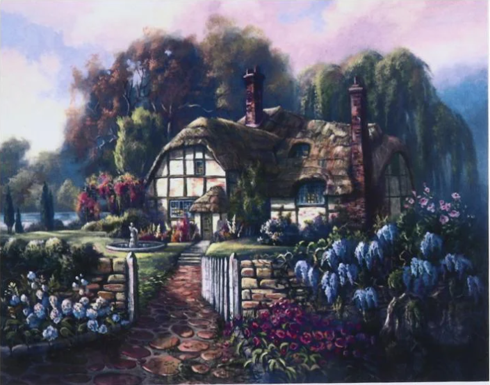 Алмазна мозаїка за номерами Josef Otten Загородний дім 60693 30x40 см (MTT-178069)