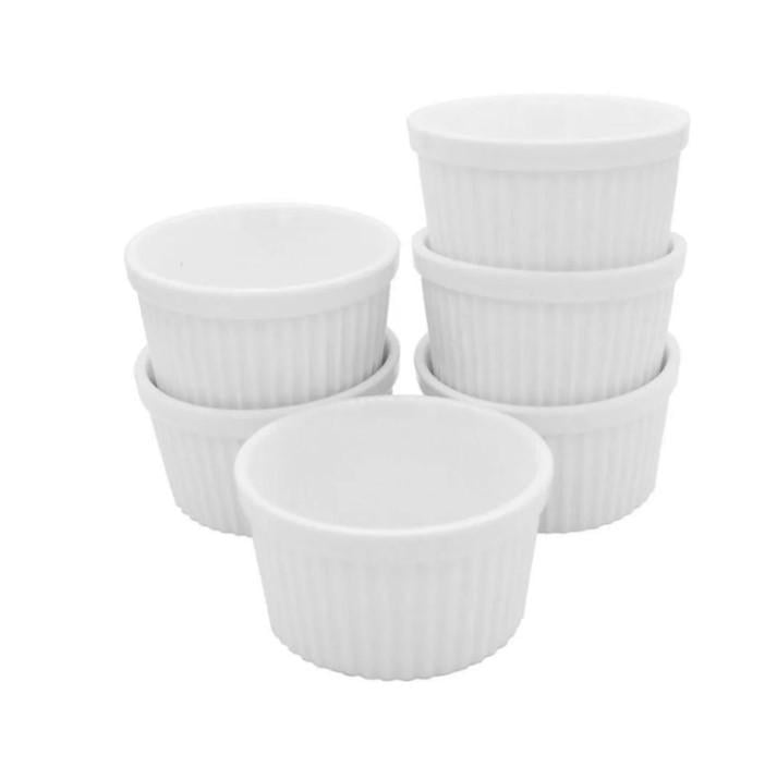 Набір порційних форм для запікання Ramekin 150 мл 6 шт. White