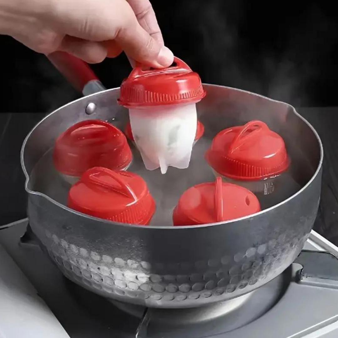 Набор силиконовых форм Silicone Egg Boilдля варки яиц без скорлупы 6 шт. (10602) - фото 3 Набор силиконовых форм Silicone Egg Boilдля варки яиц без скорлупы 6 шт. (10602) - фото 3