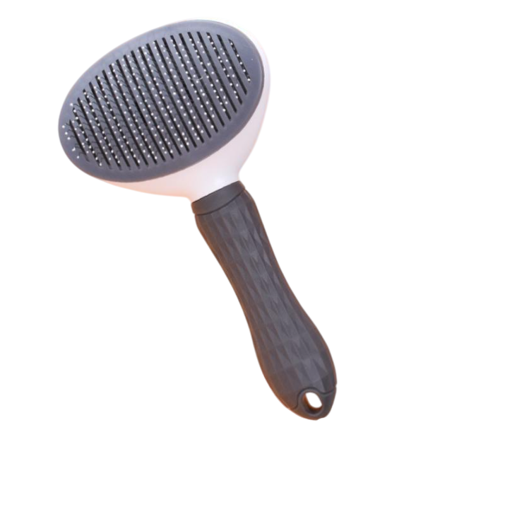 Гребінець для вичісування шерсті домашніх тварин 11087 20х11 см Сірий (4570801)