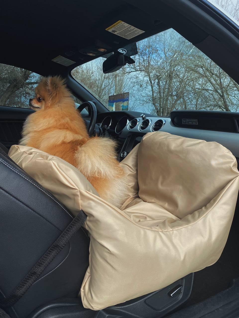 Автокресло-гамак Incor переноска для собак и кошек 40х52х52 см Бежевый (И-157) - фото 9 Автокресло-гамак Incor переноска для собак и кошек 40х52х52 см Бежевый (И-157) - фото 9