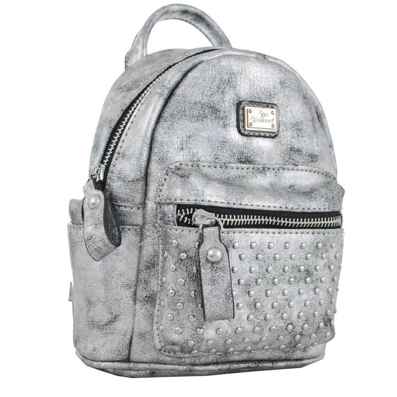 Сумка-рюкзак YES 2016 17x20x8 см Темно-сірий (553229)