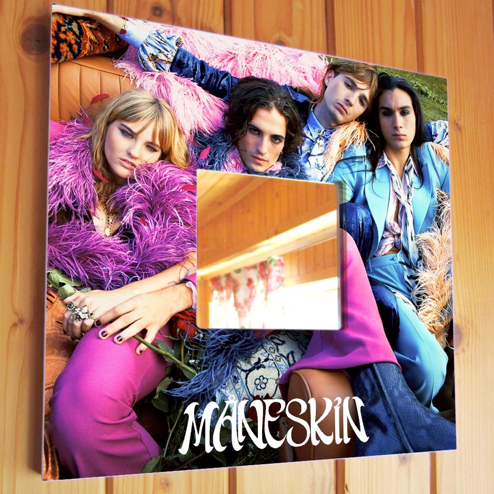 Зеркало декоративное Группа ''Maneskin'' 260х260 мм (M04618)