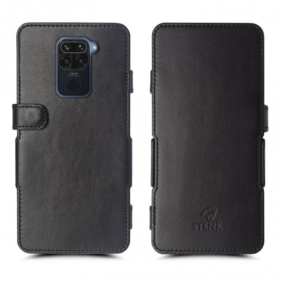 Чехол книжка Stenk Prime для Xiaomi Redmi Note 9 Черный (66393)