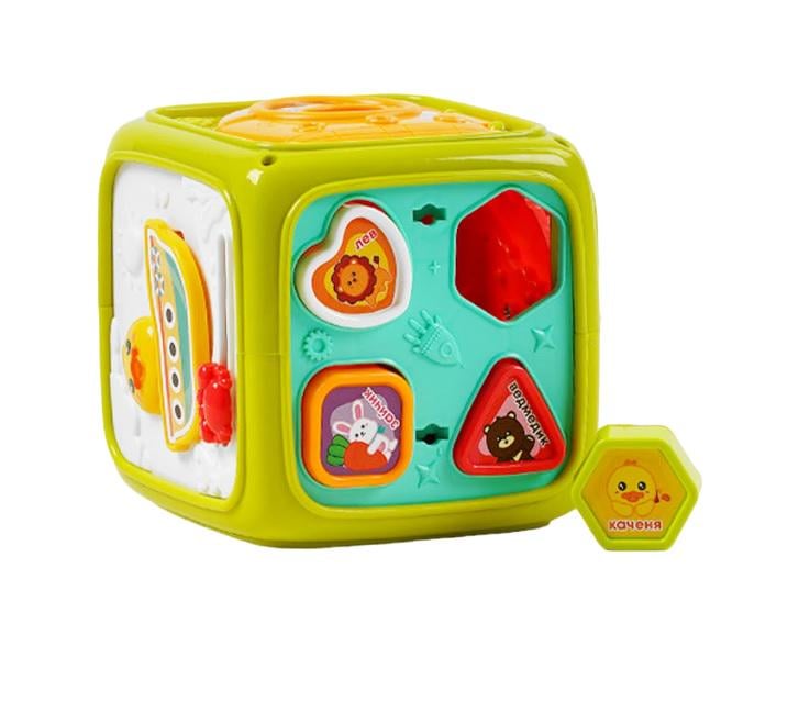 Куб развивающий TK Union Group песни/сказки/подсветка/пианино Multicolor (137938)