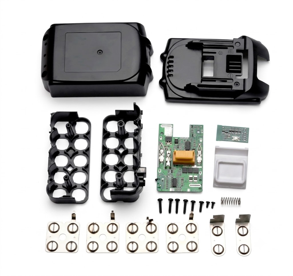 Набор для сборки аккумулятора Makita 18V-10cell-18650 корпус батареи с премиальной платой защиты и балансировкой (3087629852)