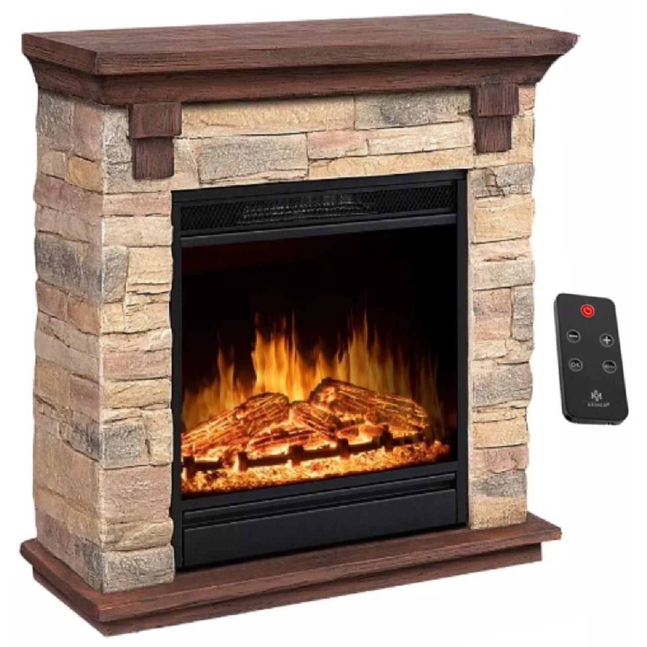 Камин электрический KESSER 67,5x60x22,5 см Натуральный/Коричневый Камин электрический KESSER 67,5x60x22,5 см Натуральный/Коричневый