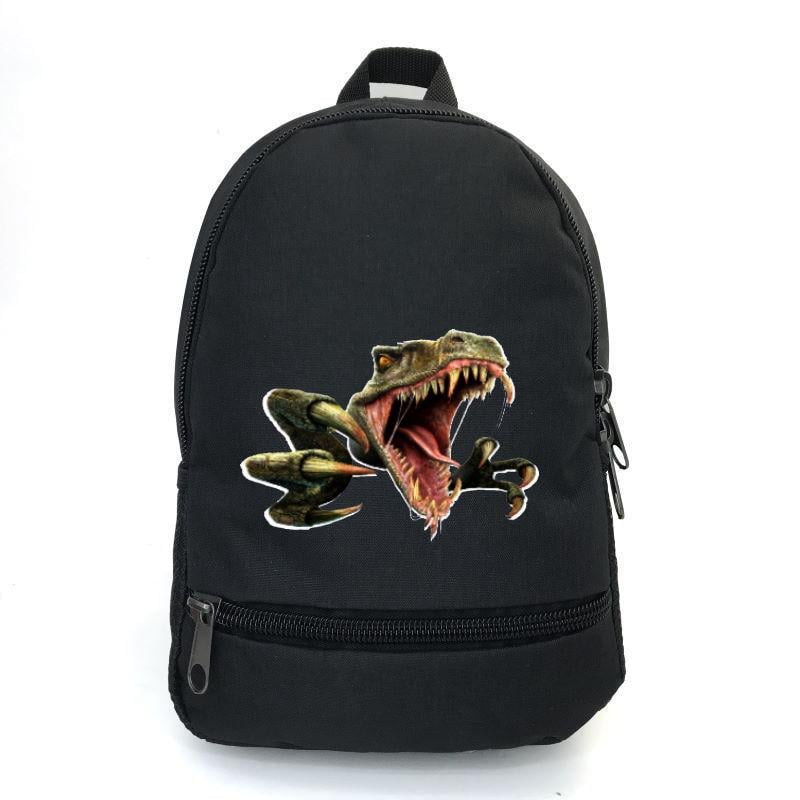 Школьный рюкзак Cappuccino Toys Jurassic World-007 с принтом Парк Юрского периода 12,5 л Черный (1391165831)
