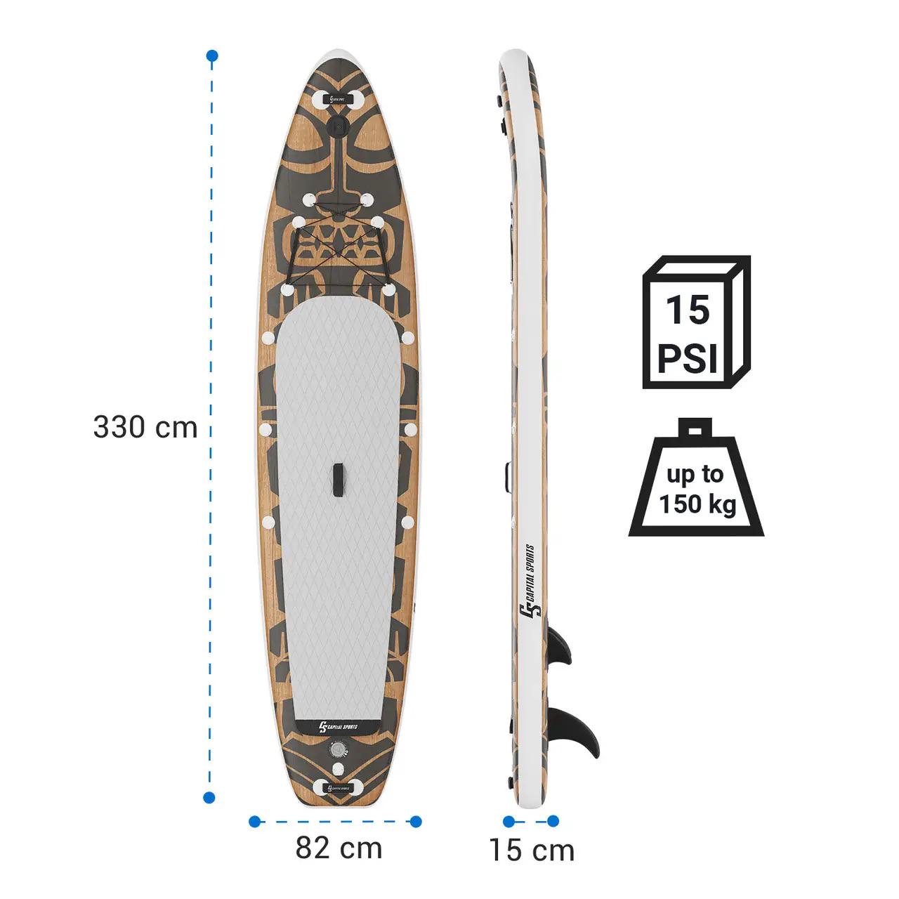 Дошка SUP Capital Sports Kipu Allrounder 330 Cruiser Tiki - фото 7