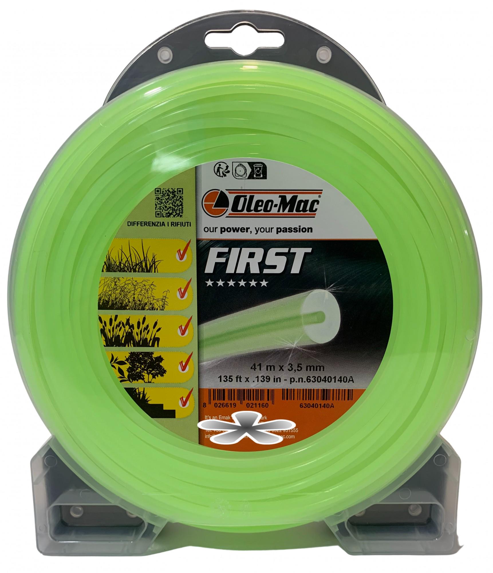 Косильна струна Oleo-Mac FIRST Ø 3,5 мм 41 м кругла (63040140)