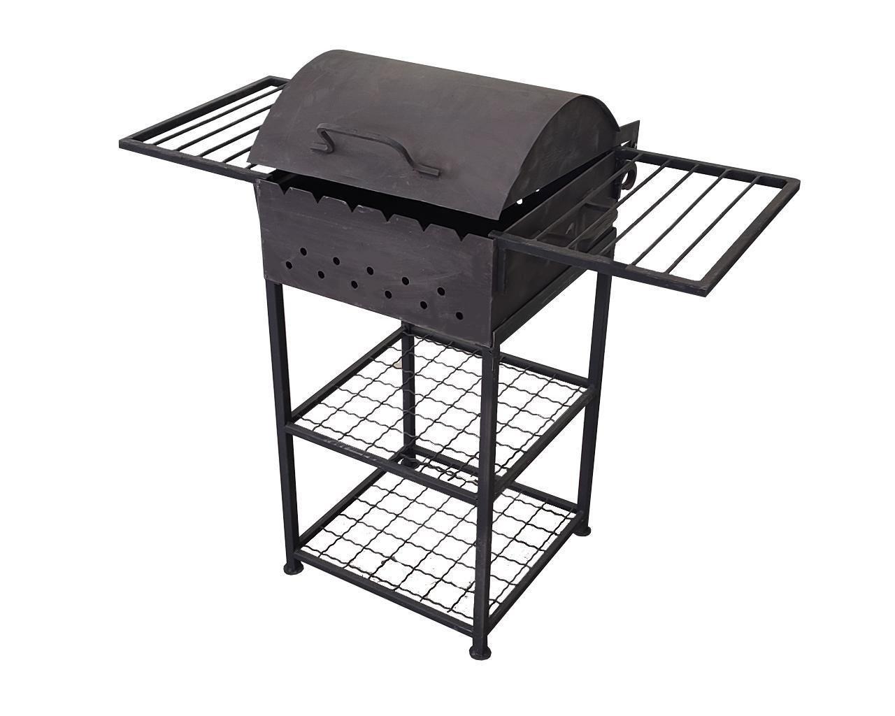 Мангал Kram-kovka Мінік з кришкою підставкою-дрівницею та боковушками 3 мм - фото 3 Мангал Kram-kovka Мінік з кришкою підставкою-дрівницею та боковушками 3 мм - фото 3