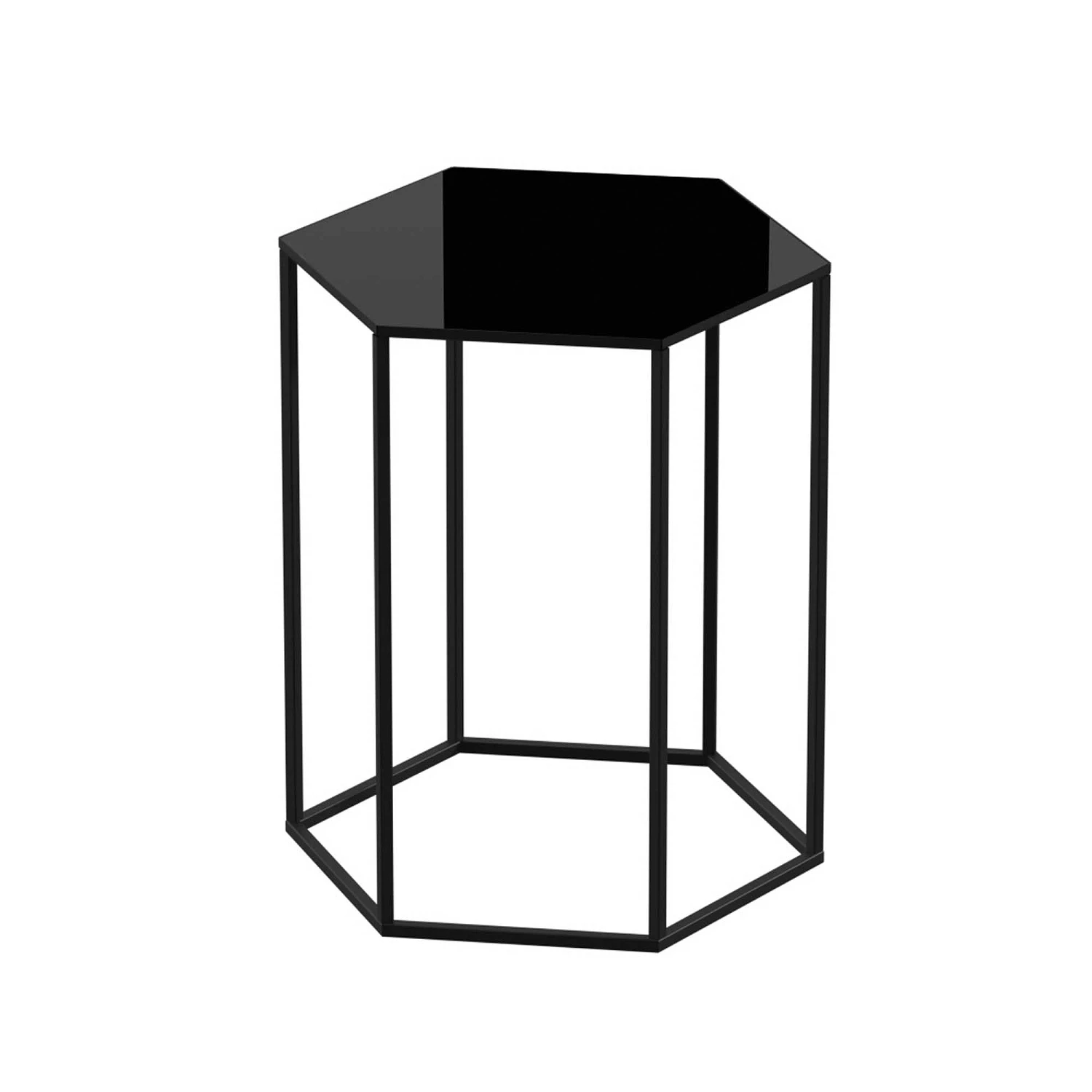Столик журнальный Aqua Rodos Тур 40x35x45 стекло Черный (AQR-АР000083299)