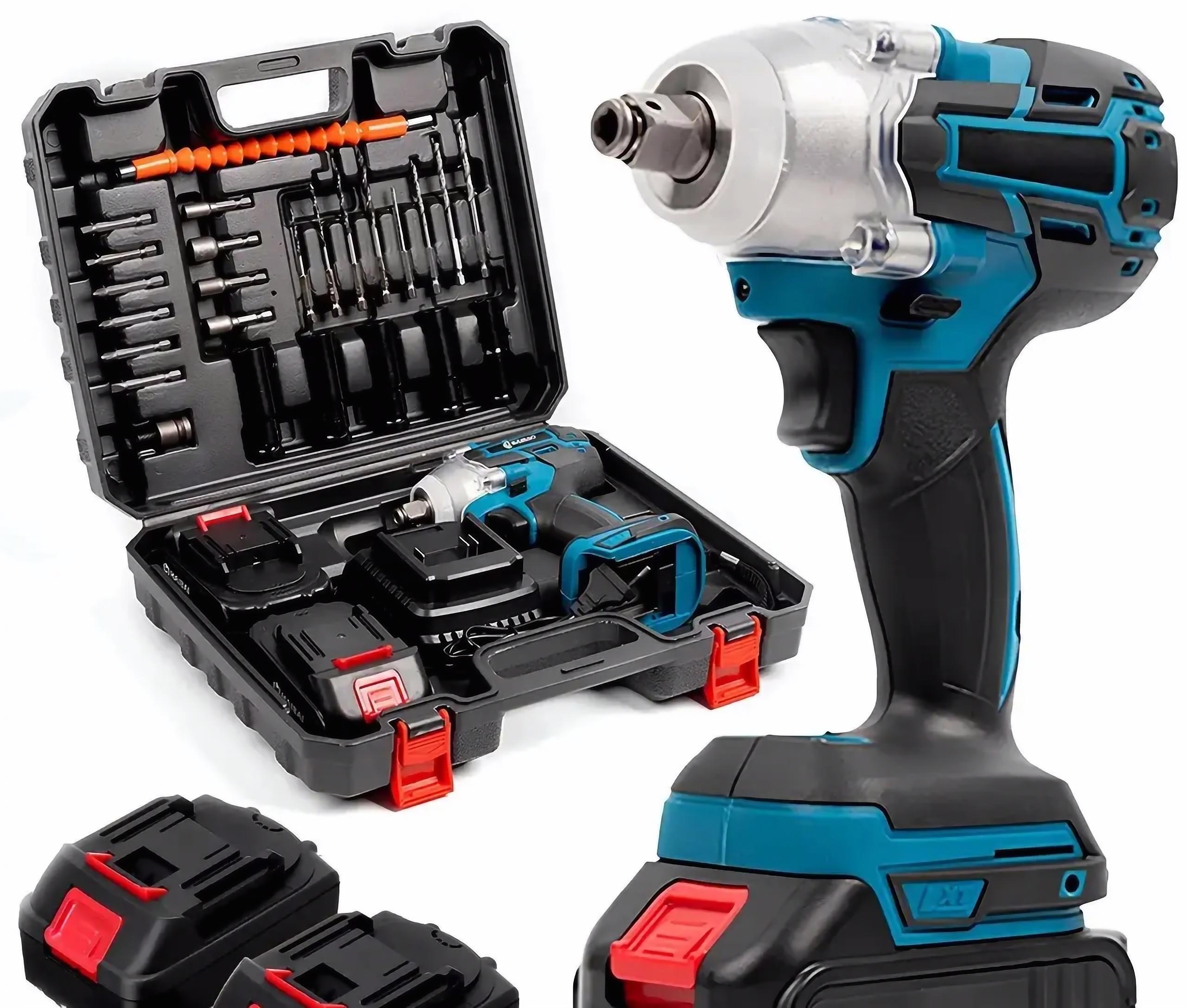 Гайковерт акумуляторний безщітковий 36V 5A з набором інструментів