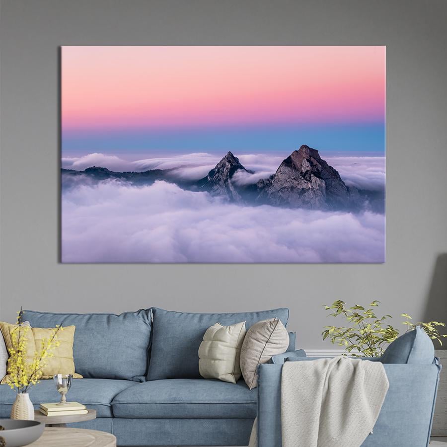 Настенний декор Вершины гор 120x80 см (1909-1)